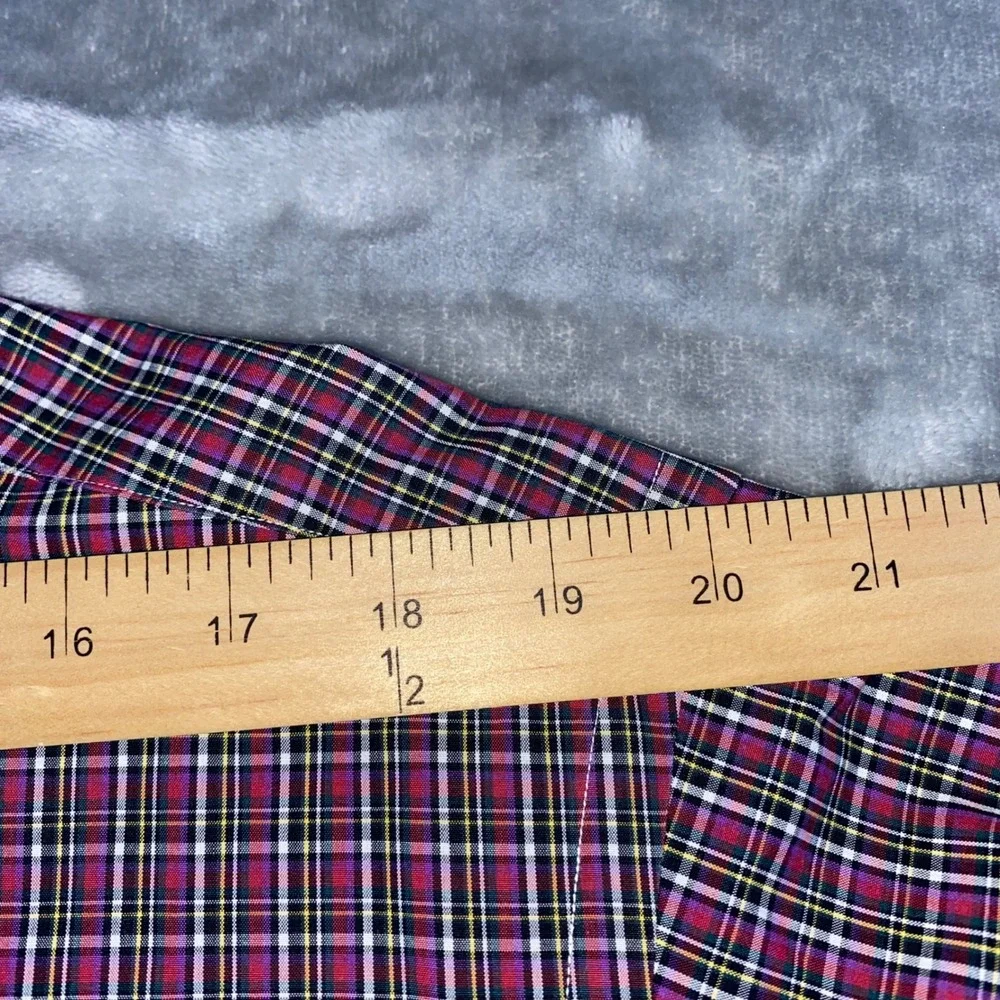 Ralph Lauren Classic‎ Fit Plaid Button Down Shirt Mens Large Purple